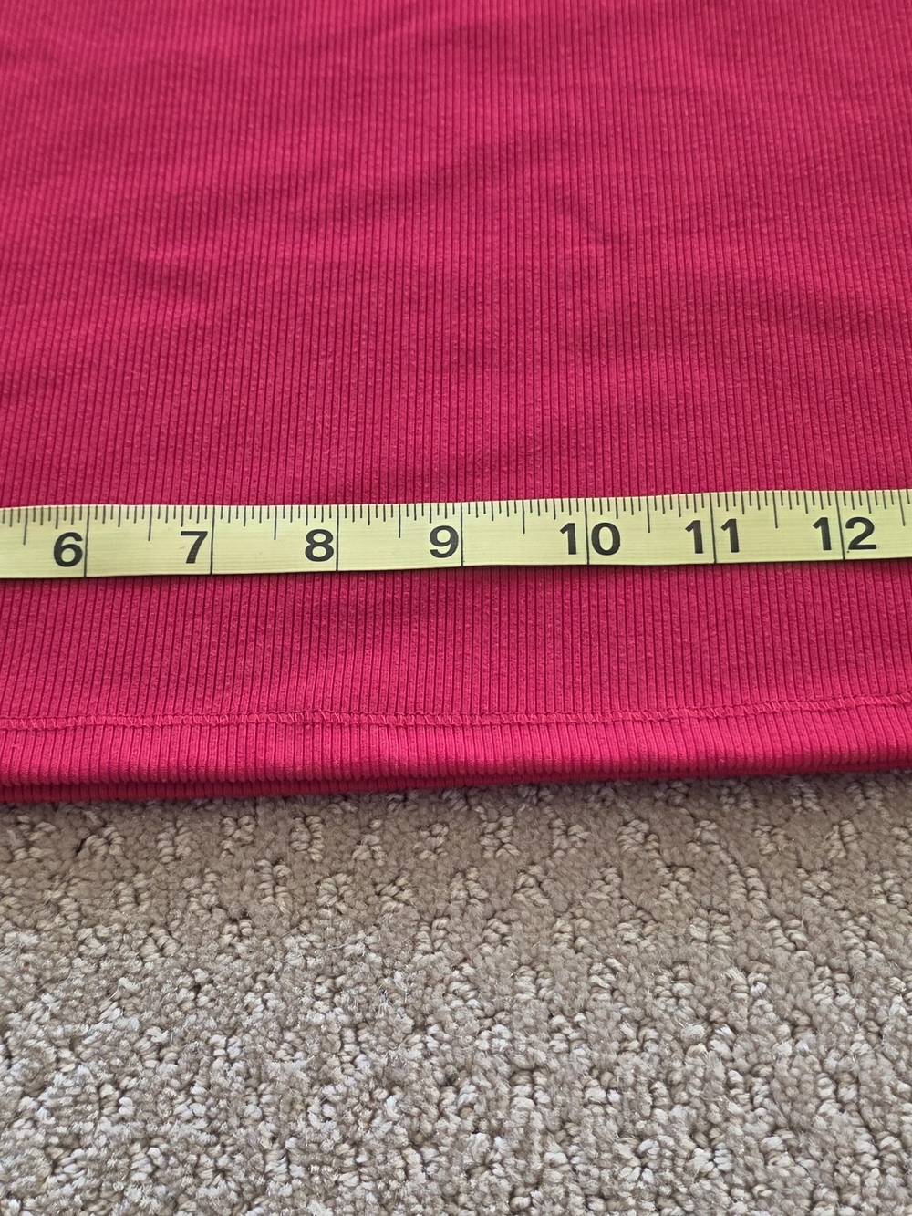 DSG Red Ribbed Racerback Tank - Picture 3 of 6